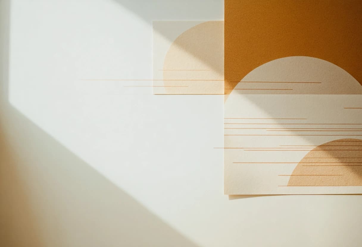 Illustration éditoriale — numérologie, chemin de vie et cycles personnels